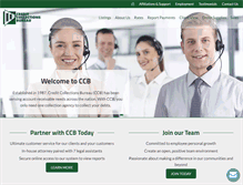 Tablet Screenshot of ccbinet.com